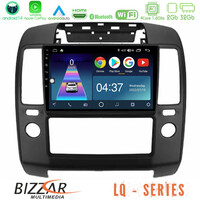 Bizzar lq Series 4core Android14 2+32gb Nissan Navara Navigation Multimedia Tablet 9" με Carplay & Android Auto u-lq-Ns0900