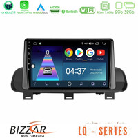 Bizzar lq Series 4core Android14 2+32gb Nissan Qashqai j12 &Amp; x-Trail t33 Navigation Multimedia Tablet 10" με Carplay & Android Auto u-lq-Ns2114