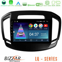 Bizzar lq Series 4core Android14 2+32gb Opel Insignia 2014-2017 Navigation Multimedia Tablet 9" με Carplay & Android Auto u-lq-Op0064