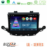 Bizzar lq Series 4core Android14 2+32gb Opel Astra k 2015-2019 Navigation Multimedia Tablet 9" με Carplay & Android Auto u-lq-Op0113
