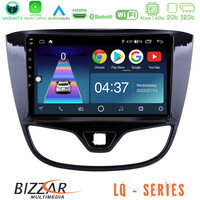Bizzar lq Series 4core Android14 2+32gb Opel Karl 2017-2019 Navigation Multimedia Tablet 9" με Carplay & Android Auto u-lq-Op1060