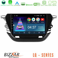 Bizzar lq Series 4core Android14 2+32gb Opel Corsa f 2019-2023 Navigation Multimedia Tablet 9" με Carplay & Android Auto u-lq-Op1740