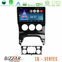 Bizzar lq Series 4core Android14 2+32gb Peugeot 3008 Auto a/c Navigation Multimedia Tablet 9" με Carplay & Android Auto u-lq-Pg0163