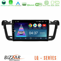 Bizzar lq Series 4core Android14 2+32gb Peugeot 508 2010-2018 Navigation Multimedia Tablet 9" με Carplay & Android Auto u-lq-Pg0704