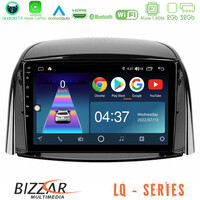 Bizzar lq Series 4core Android14 2+32gb Renault Koleos 2007-2015 Navigation Multimedia Tablet 9" με Carplay & Android Auto u-lq-Rn0440