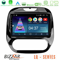 Bizzar lq Series 4core Android14 2+32gb Renault Captur 2013-2019 (Manual ac) Navigation Multimedia Tablet 9" με Carplay & Android Auto u-lq-Rn748m