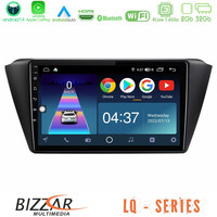 Bizzar lq Series 4core Android14 2+32gb Skoda Fabia 2015-2021 Navigation Multimedia Tablet 9" με Carplay & Android Auto u-lq-Sk0150