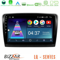 Bizzar lq Series 4core Android14 2+32gb Skoda Superb 2008-2015 Navigation Multimedia Tablet 10" με Carplay & Android Auto u-lq-Sk0817