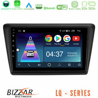 Bizzar lq Series 4core Android14 2+32gb Skoda Rapid 2013-2017 Navigation Multimedia Tablet 9" με Carplay & Android Auto u-lq-Sk1067