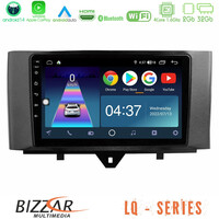 Bizzar lq Series 4core Android14 2+32gb Smart 451 Facelift Navigation Multimedia Tablet 9" με Carplay & Android Auto u-lq-Sm0831