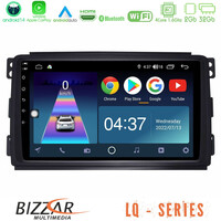 Bizzar lq Series 4core Android14 2+32gb Smart 451 Navigation Multimedia Tablet 9" με Carplay & Android Auto u-lq-Sm0833