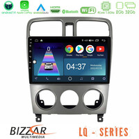 Bizzar lq Series 4core Android14 2+32gb Subaru Forester 2003-2007 Navigation Multimedia Tablet 9" με Carplay & Android Auto u-lq-Su0470