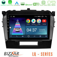 Bizzar lq Series 4core Android14 2+32gb Suzuki Vitara 2015-2021 Navigation Multimedia Tablet 9" με Carplay & Android Auto u-lq-Sz0162