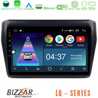 Bizzar lq Series 4core Android14 2+32gb Suzuki Swift 2017-2023 Navigation Multimedia Tablet 9" με Carplay & Android Auto u-lq-Sz0522
