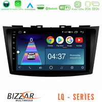 Bizzar lq Series 4core Android14 2+32gb Suzuki Swift 2011-2016 Navigation Multimedia Tablet 9" με Carplay & Android Auto u-lq-Sz523