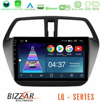 Bizzar lq Series 4core Android14 2+32gb Suzuki sx4 s-Cross Navigation Multimedia Tablet 9" με Carplay & Android Auto u-lq-Sz578