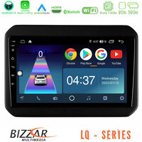 Bizzar lq Series 4core Android14 2+32gb Suzuki Ignis Navigation Multimedia Tablet 9" με Carplay & Android Auto u-lq-Sz580
