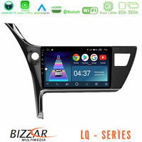 Bizzar lq Series 4core Android14 2+32gb Toyota Corolla 2017-2018 Navigation Multimedia Tablet 10" με Carplay & Android Auto u-lq-Ty0158
