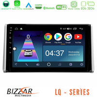 Bizzar lq Series 4core Android14 2+32gb Toyota Rav4 2019-2023 Navigation Multimedia Tablet 10" με Carplay & Android Auto u-lq-Ty0542
