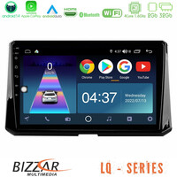 Bizzar lq Series 4core Android14 2+32gb Toyota Corolla 2019-2022 Navigation Multimedia Tablet 9" με Carplay & Android Auto u-lq-Ty0597