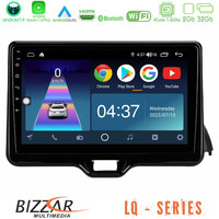 Bizzar lq Series 4core Android14 2+32gb Toyota Yaris 2020-&Gt; Navigation Multimedia Tablet 9" με Carplay & Android Auto u-lq-Ty1079
