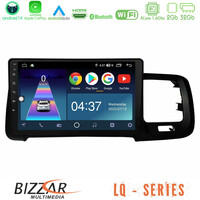 Bizzar lq Series 4core Android14 2+32gb Volvo s60 2010-2018 Navigation Multimedia Tablet 9" με Carplay & Android Auto u-lq-Vl0467
