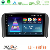 Bizzar lq Series 4core Android14 2+32gb Volvo s80 1998-2006 Navigation Multimedia Tablet 9" με Carplay & Android Auto u-lq-Vl0971
