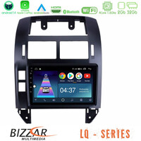 Bizzar lq Series 4core Android14 2+32gb vw Polo 2002-2009 Navigation Multimedia Tablet 9" με Carplay & Android Auto u-lq-Vw1229