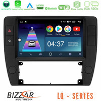 Bizzar lq Series 4core Android14 2+32gb vw Passat b5 2001-2005 Navigation Multimedia Tablet 9" με Carplay & Android Auto u-lq-Vw1370