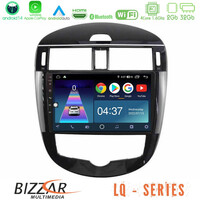 Bizzar lq Series 4core Android14 2+32gb Nissan Pulsar 2015-2018 Navigation Multimedia Tablet 9" με Carplay & Android Auto u-lq-Ns2244
