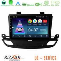 Bizzar lq Series 4core Android14 2+32gb Opel Insignia 2 2017-2020 Navigation Multimedia Tablet 9"  με Carplay & Android Auto u-lq-Op1402