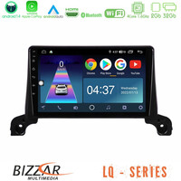 Bizzar lq Series 4core Android14 2+32gb Peugeot 3008/5008 2017-2023 Navigation Multimedia Tablet 9" με Carplay & Android Auto u-lq-Pg0433