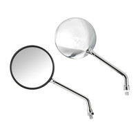 9163.0-LM ΚΑΘΡΕΠΤΕΣ MOTO OPAL CHROME ΣΤΡΟΓΓΥΛΟΙ M10x1,25 DX ΧΡΩΜΙΟ LAMPA - 2 τεμ.