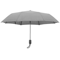 L9960.9 ΟΜΠΡΕΛΑ COMPACT MIDI Φ98cm ΑΝΤΙΑΝΕΜΙΚΗ ΜΕ ΑΥΤΟΜΑΤΟ ΑΝΟΙΓΜΑ ΣΕ ΓΚΡΙ ΧΡΩΜΑ LAMPA - 1 ΤΕΜ.