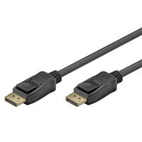 GOOBAY καλώδιο DisplayPort 74759, VESA Certified, 16K/60Hz, 80 Gbps, 1m, μαύρο