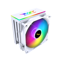 ARMAGGEDDON ARGB SILENT 12CM CPU COOLING FAN 6 HEAT PIPES WHITE