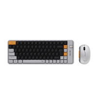 ALCATROZ BT5.3/2.4G MULTI-DEVICE RECHARGEABLE KEYBOARD & MOUSE TETRIZ AIR 300C AUTUMN BLACK