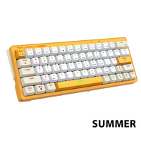 ARMAGGEDDON TRIMODE MECH RGB KEYBOARD LINEAR 63KEYS GMK-100 SUMMER