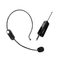 SONICGEAR RECHARGEABLE HEADSET MICROPHONE WMH 100 UL BLACK