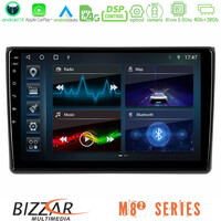 Bizzar m8² Series 8core Android14 4+32gb  Audi a4 b7 Navigation Multimedia Tablet 9" με Carplay & Android Auto u-m82-Au0827