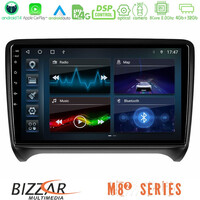 Bizzar m8² Series 8core Android14 4+32gb  Audi tt b7 Navigation Multimedia Tablet 9" με Carplay & Android Auto u-m82-Au0828