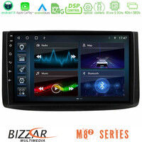 Bizzar m8² Series 8core Android14 4+32gb  Chevrolet Aveo 2006-2010 Navigation Multimedia Tablet 9" με Carplay & Android Auto u-m82-Cv0725