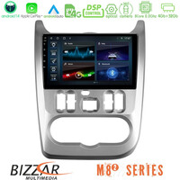 Bizzar m8² Series 8core Android14 4+32gb  Dacia Duster/sandero/logan Navigation Multimedia Tablet 9" με Carplay & Android Auto u-m82-Dc0766