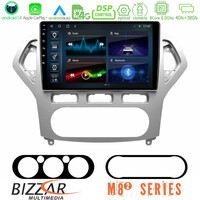 Bizzar m8² Series 8core Android14 4+32gb  Ford Mondeo 2007-2010 Auto a/c Navigation Multimedia Tablet 9" με Carplay & Android Auto u-m82-Fd0919a