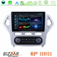 Bizzar m8² Series 8core Android14 4+32gb  Ford Mondeo 2007-2011 (Auto A/c) Navigation Multimedia Tablet 9" με Carplay & Android Auto u-m82-Fd0919ac