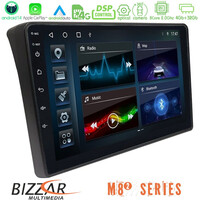 Bizzar m8² Series 8core Android14 4+32gb  Fiat Ducato/citroen Jumper/peugeot Boxer Navigation Multimedia Tablet 9" με Carplay & Android Auto u-m82-Ft483