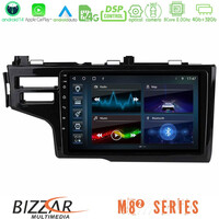 Bizzar m8² Series 8core Android14 4+32gb  Honda Jazz 2013-2020 Navigation Multimedia Tablet 9" με Carplay & Android Auto u-m82-Hd0651