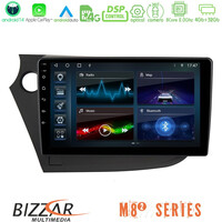Bizzar m8² Series 8core Android14 4+32gb  Honda Insight 2009-2015 Navigation Multimedia Tablet 9" με Carplay & Android Auto u-m82-Hd0821