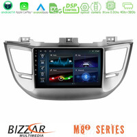 Bizzar m8² Series 8core Android14 4+32gb  Hyundai Tucson 2015-2018 Navigation Multimedia Tablet 9" με Carplay & Android Auto u-m82-Hy0068
