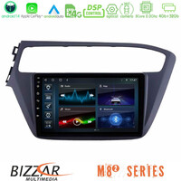 Bizzar m8² Series 8core Android14 4+32gb  Hyundai i20 2018-2020 Navigation Multimedia Tablet 9" με Carplay & Android Auto u-m82-Hy1961